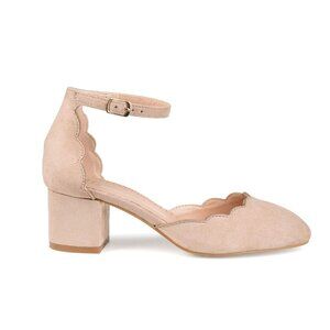 NiB Brinley Co. Women's Strappy Pump Evening Heels White Size 6.5 $70 RY1377